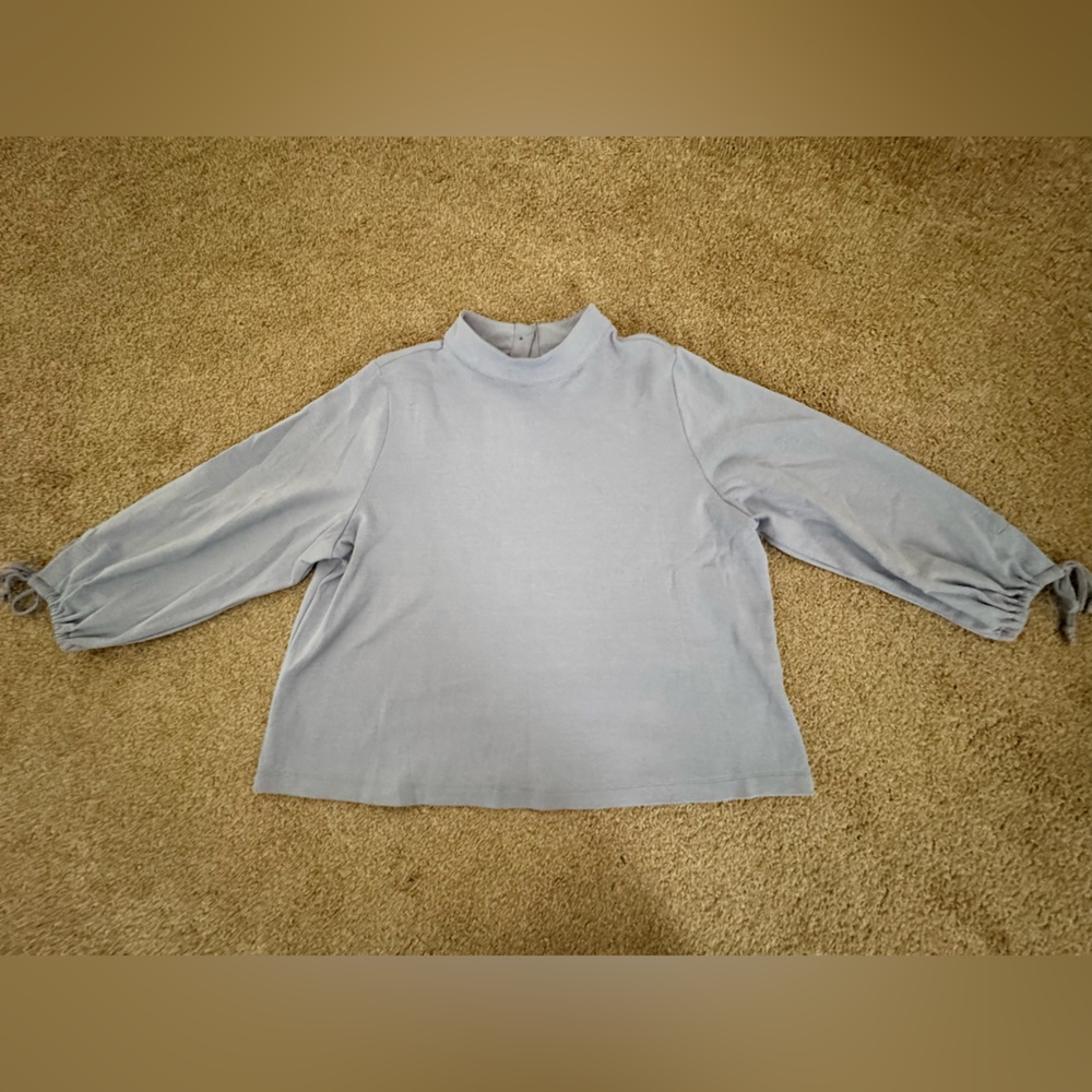 Free Assembly Mock Neck Sweatshirt in Lavender Size XL